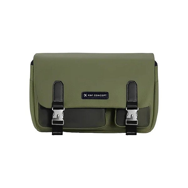 Bolsa Tiracolo para Câmera K&F KF13.142V3 Wander - Verde Campo 10L