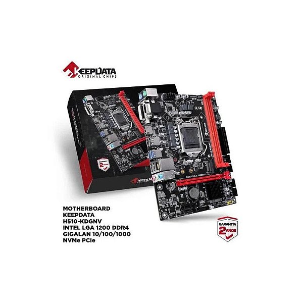 Placa-mãe Intel 1200 Keepdata H511-KDGNV DDR4 HDMI Nvme