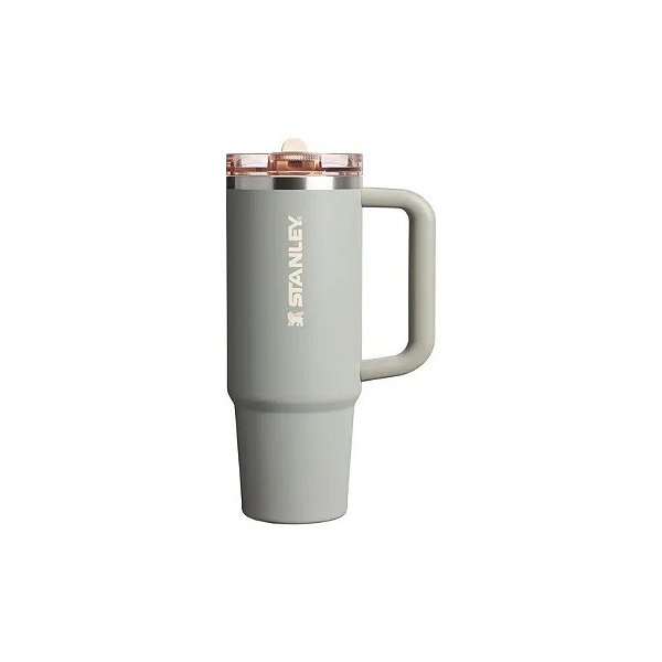 Copo Térmico Stanley The Flip Straw Quencher Protour Tumbler 10-12486-392 - 1.18L - com Bico - Sage Grey VRT