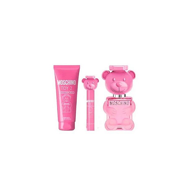 Kit Moschino Toy 2 Bubble Edt Feminino 100ML 3 Peças