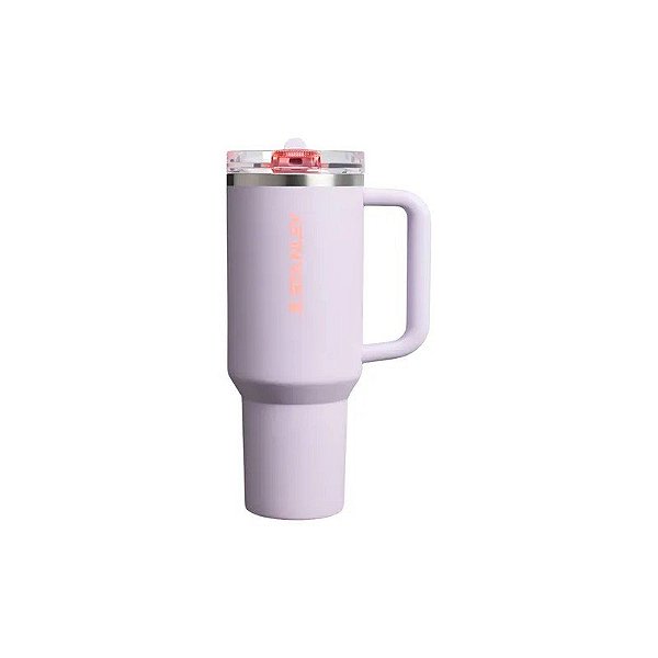 Copo Térmico Stanley The Flip Straw Quencher Protour Tumbler 10-12485-1145 - 887ML - com Bico - Orchid Glimmer