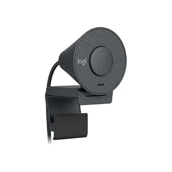 Webcam Logitech Brio 300 Full HD - Grafite (960-001413)