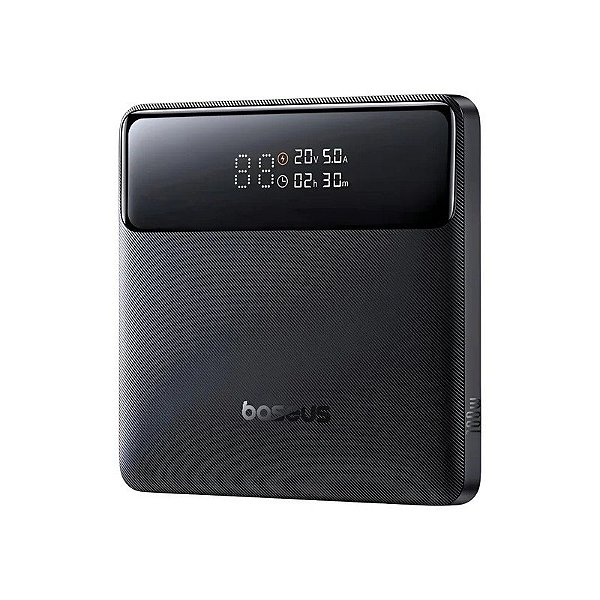 Carregador Portátil Baseus H1 100 W 20000 mAh USB-A + Cabo USB-C - Preto (P10021604123-00)