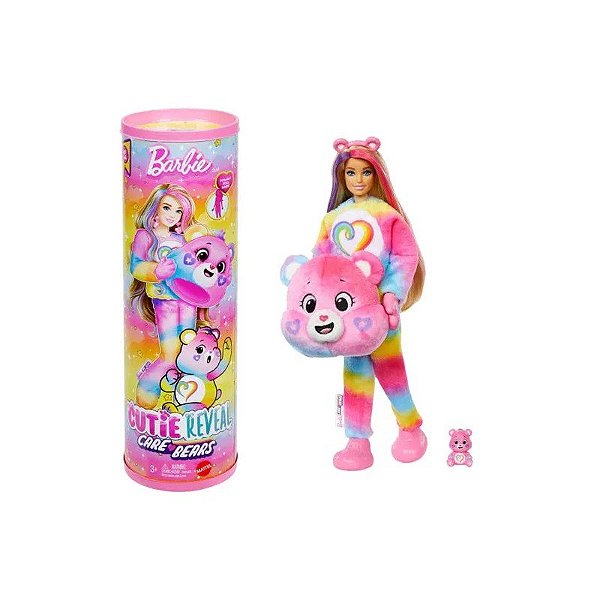 Boneca Barbie Cutie Reveal Ursinhos Carinhosos 1 Peça Sortido