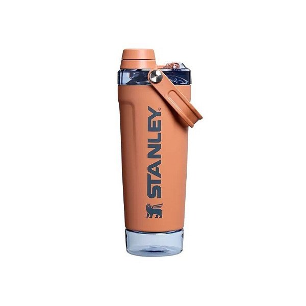 Garrafa Térmica Stanley Ativar Garrafa Shaker de 591 ML - Marrom