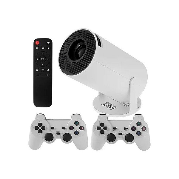 Projetor de Jogos BAK BK-GYJ300 4K Ultra HD - Branco