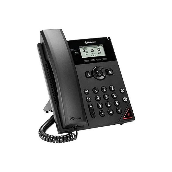 Telefone IP Polycom VVX 150 2 Linhas Empresarial