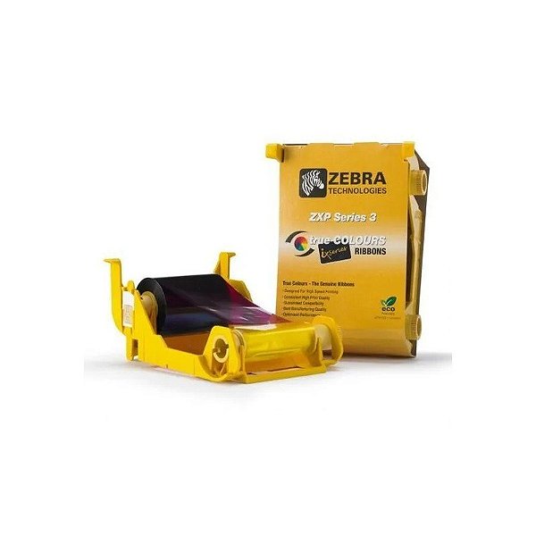 Fita Ribbon ZXP Série 3C (Ymcko) Cor 280 Imagens Zebra