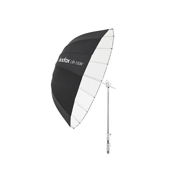 Guarda-chuva de Estúdio Fotográfico Godox UB-130W - Preto/Branco 130cm