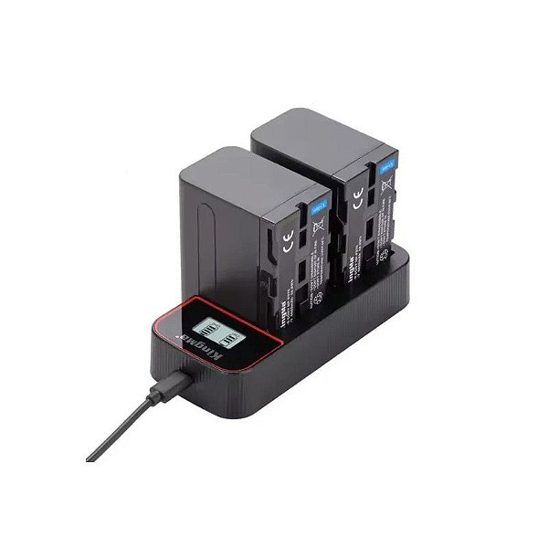 Kit Kingma NP-F970 2 Baterias + Carregador