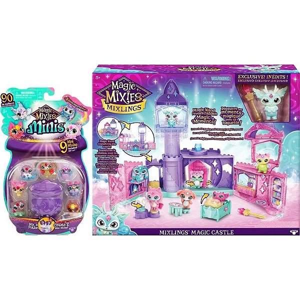 Kit Mágico Mixies Castelo Mágico + Poção Mágica - SPICOM50802