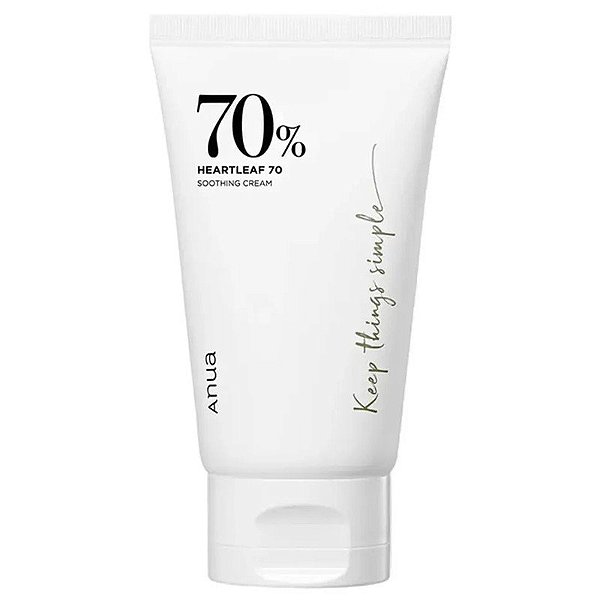Creme facial Anua Heartleaf 70 Calmante - 100mL