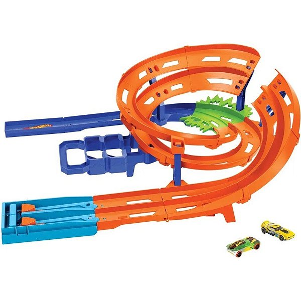 Pista de Corrida e Manobras Hot Wheels Whip Around Mattel - HTK17