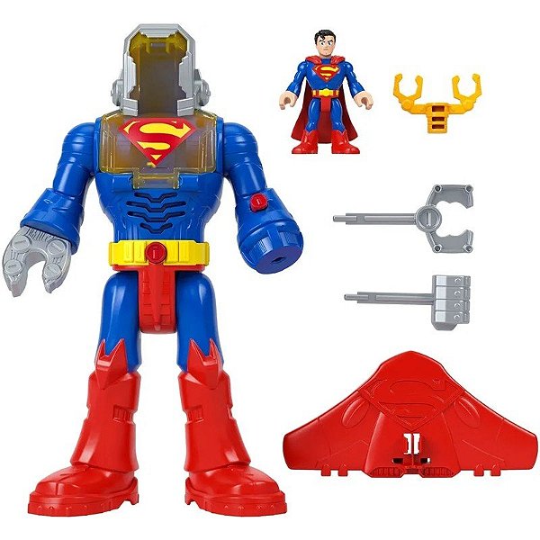 Kit de Boneco Superman Insider & Exo Suit Imaginext DC Super Friends Fisher-Price - JCT47
