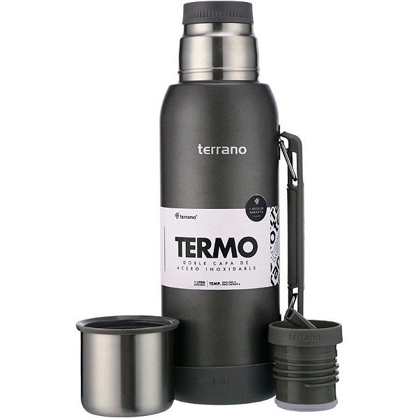 Garrafa Térmica Terrano 1L Classic 2028055 - Cinza