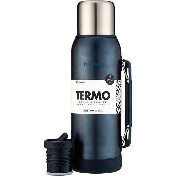 Garrafa Térmica Terrano 1L Classic 2028485 - Azul Metal