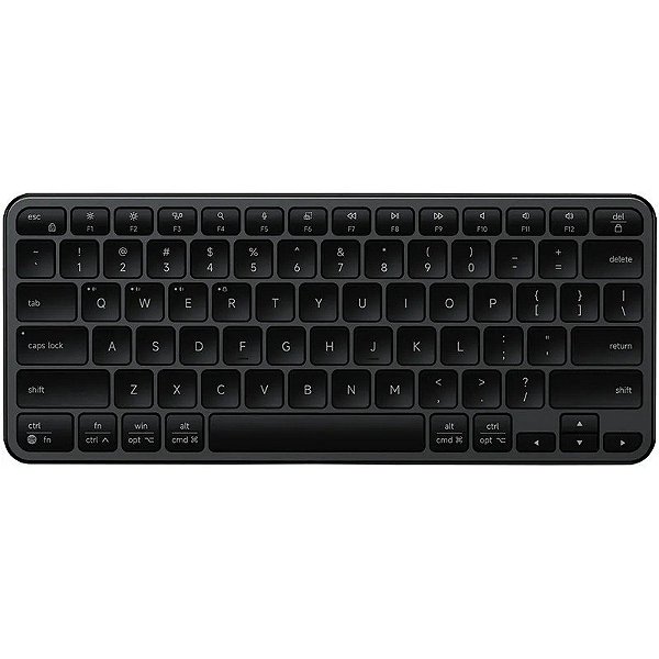 Teclado Sem Fio Satechi ST-KEX1C-EN Slim EX1 Wireless Keyboard Bluetooth Preto