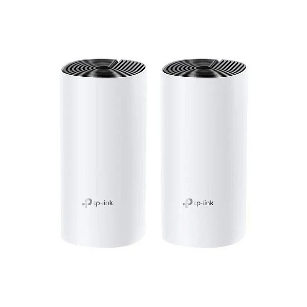 Kit de Roteador Wi-Fi TP-Link AC1200 Deco M4 Banda Dupla 2.4/5GHZ - Branco (2 Peças)