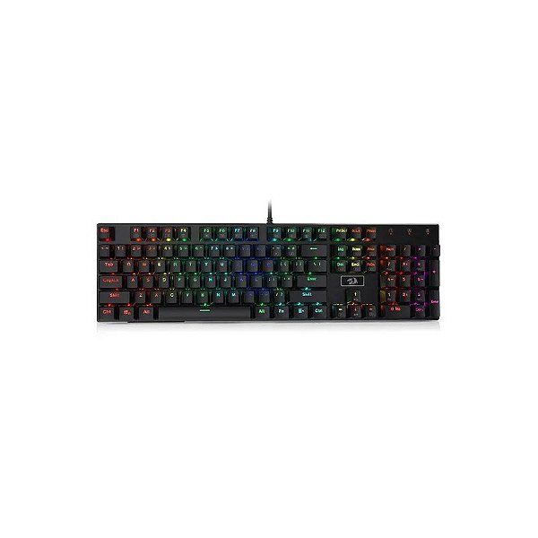 Teclado Gamer Redragon K556RGB Devarajas US Inglês - Preto