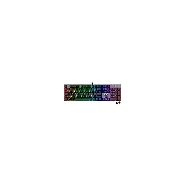 Teclado Gamer Mecânico Redragon K556RGB Devarajas USB / RGB / Vermelho / Inglês - Preto
