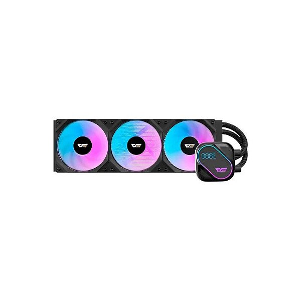 Cooler de água Darkflash Explore DO360 Argb para Processador - Preto