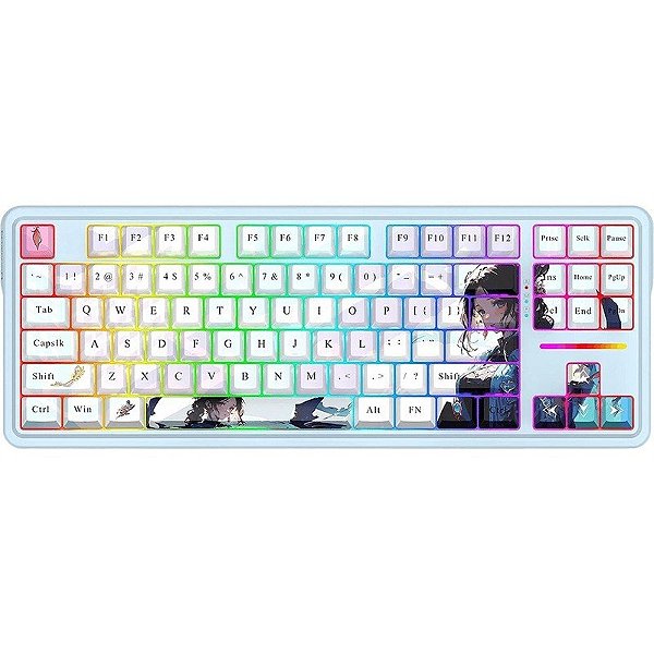 Teclado Gamer Redragon Antonium Pro Anime K728AK-RGB-PRO