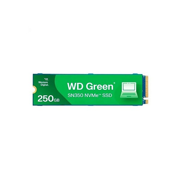SSD M.2 250GB WD Green SN350 Nvme WDS250G2G0C 2400/1500 MB/s GEN3X4