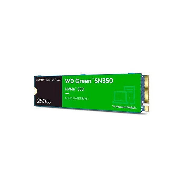 SSD Interno WD SN350 Nvme M.2 250GB Green - WDS250G2G0C