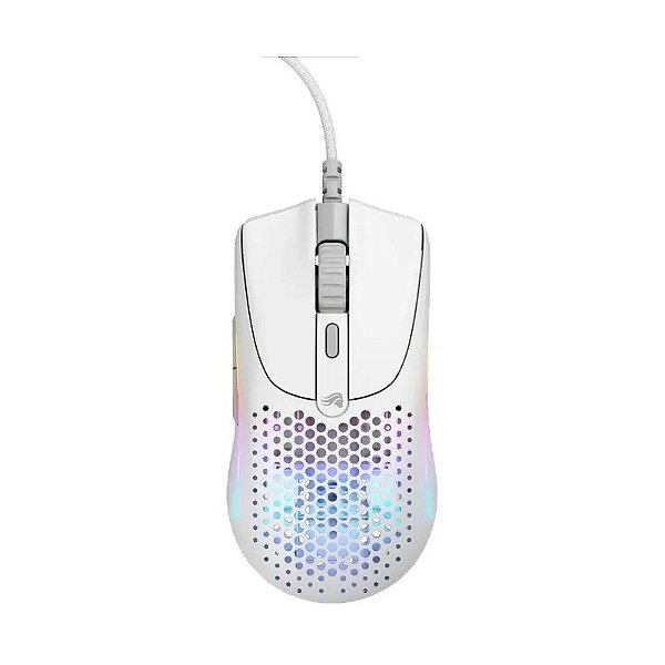 Mouse Gamer Glorious MODEL O 2 Mini RGB - Branco (Com Fio)