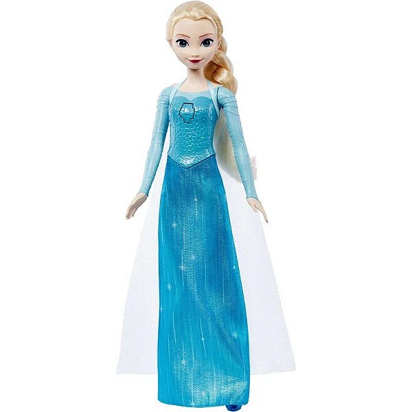 Boneca Elsa Cantante Disney Frozen Mattel - JDX44