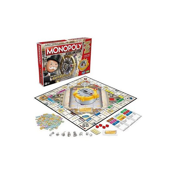 Jogo de Mesa Monopoly Vault Secreto - Edição Especial
