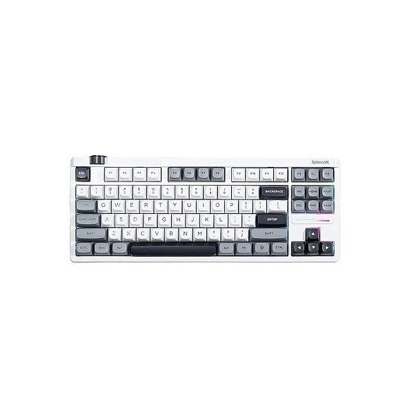 Teclado Redragon Otim Magnetic K729RGB-M Em Inglês - Cinza/Preto