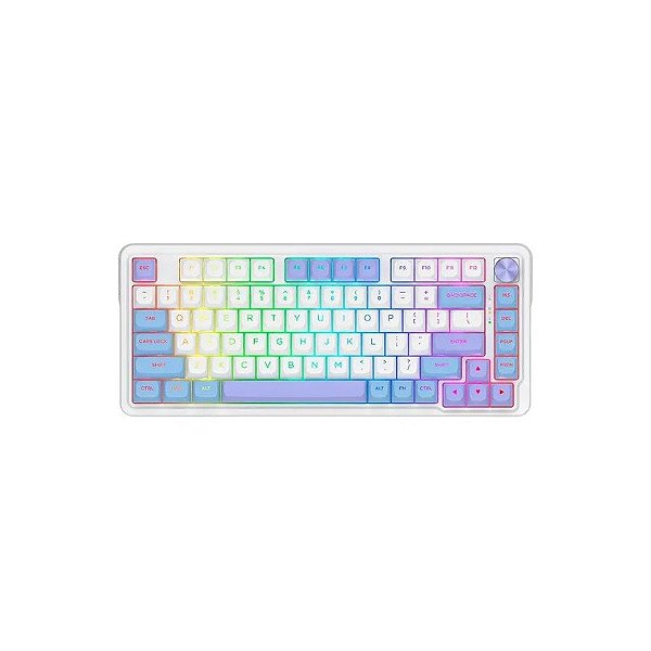 Teclado Gamer Redragon Ucal Magnetic K673WB RGB - Branco