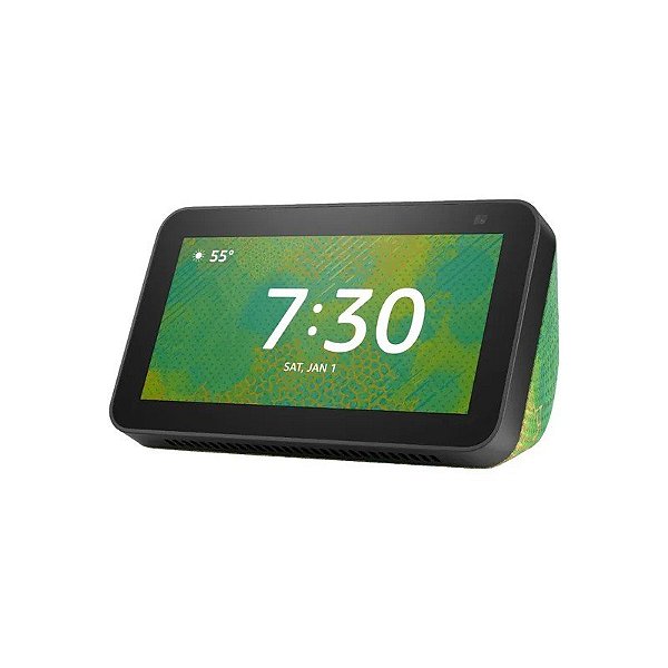 Caixa de Som Amazon Echo Show 5 Kids 2ª Geração - com Alexa - Tela 5.5" Touchscreen - Bluetooth/Wi-Fi - Camaleão