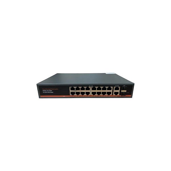 Switch F 16POE 250W 10/100/1000MBPS 16GE+2G+2SFP S21-16GP2G