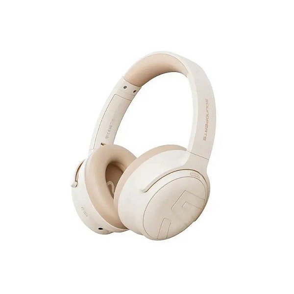 Fone de ouvido Soundpeats Space Pro Sem fio 5.4 Enc - Bege
