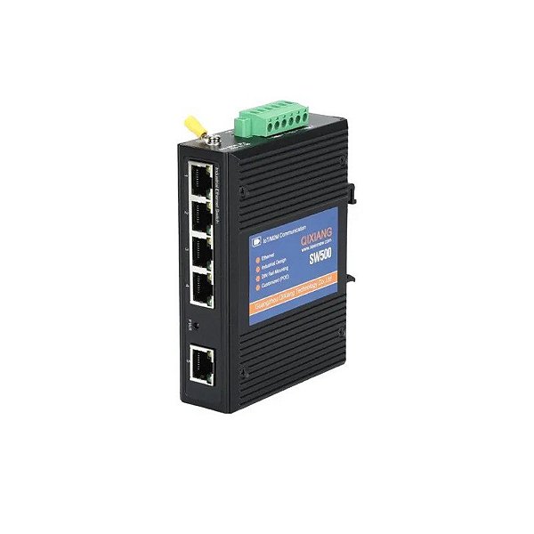 Switch Ethernet Industrial Gigabit PoE SW500-Gep 5*100/1000