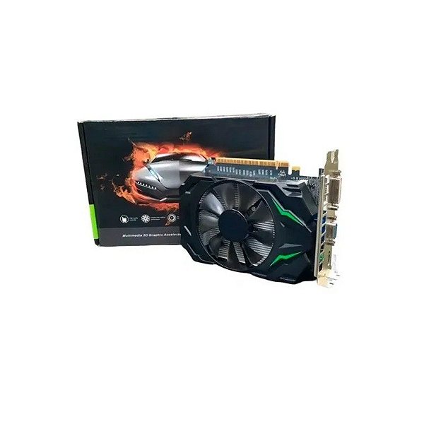 Placa de Vídeo Star 2GB Nvidia Geforce GT740 GDDR5 128 BITS 1059MHZ HDMI, DVI, VGA (D-Sub)