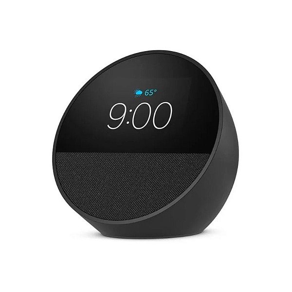 Despertador inteligente Amazon Echo Spot 2024 com Alexa - Preto
