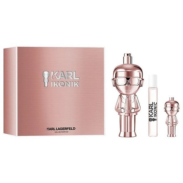 Kit Perfume Karl Lagerfeld Karl Ikonik EDP 100mL + 7,5mL + 4,5mL - Feminino