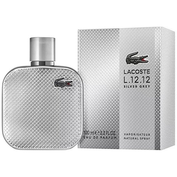 Perfume Lacoste L.12.12 Silver Grey EDP 100ml - Masculino