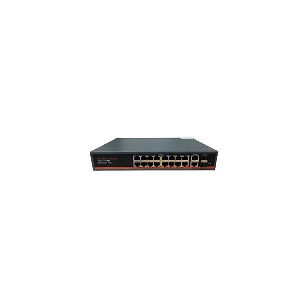 Switch 16 Portas PoE 250W 10/100/1000 16 PoE+ 2G+S21-16GP2G