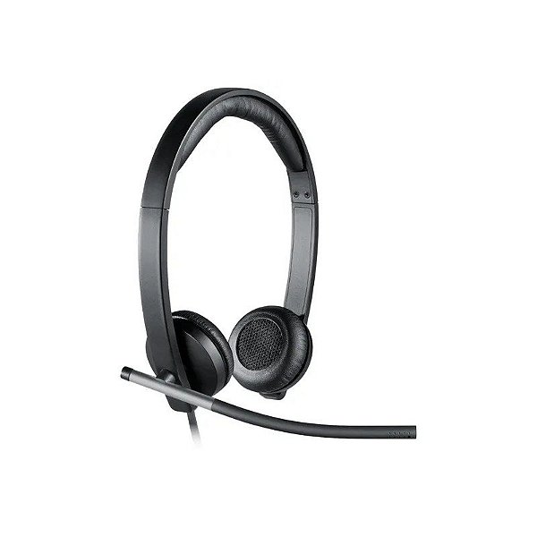 Fone de Ouvido H650E Estéreo Logitech USB 981-000518 Preto