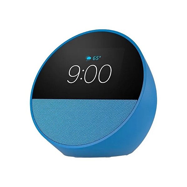 Alexa Echo Spot 2,8" Com Relógio Azul