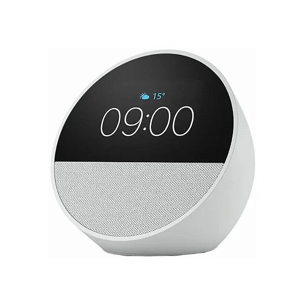 Despertador Inteligente Amazon Echo Spot BV84J9 de 7,2 cm com Wi-Fi/Bluetooth - Branco