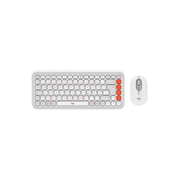 Mouse Logitech Pop Icon Combo BT Branco 920-013055