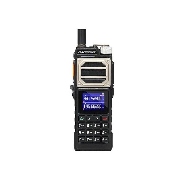 Walkie Talkie Baofeng UV-25 Banda Dupla 10W 999 Canais Preto