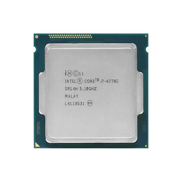 Processador OEM Intel 1150 i7 4770S 3.1GHZ s/fan s/Gens suporte