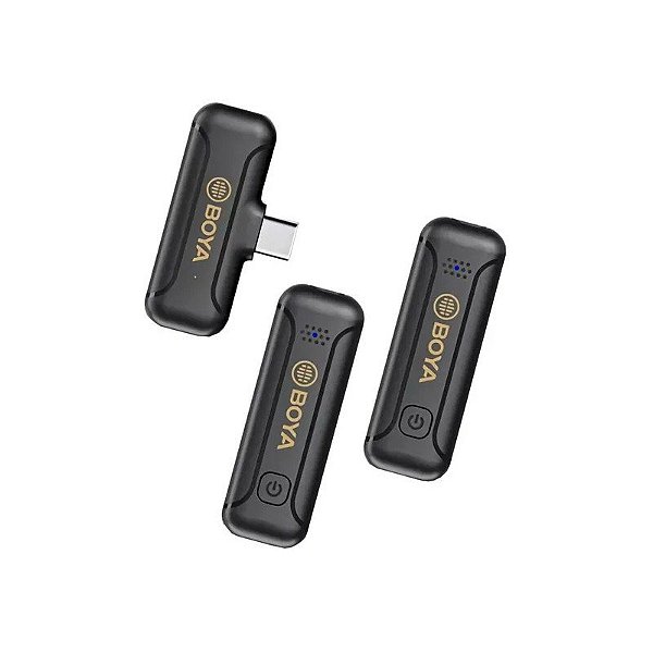 Microfone Boya BY-WM3T2-U2 Sem Fio USB-C (2TX+1RX)