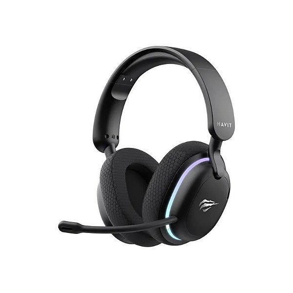 Fone de Ouvido Gamer Havit NV-FUXI-H7-N Sem Fio - Preto